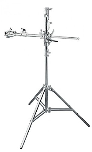Manfrotto A4050CS - Trípode de 3 Patas (8 kg, 3 Patas, 5 m, Plata, 135 cm, 188 cm)