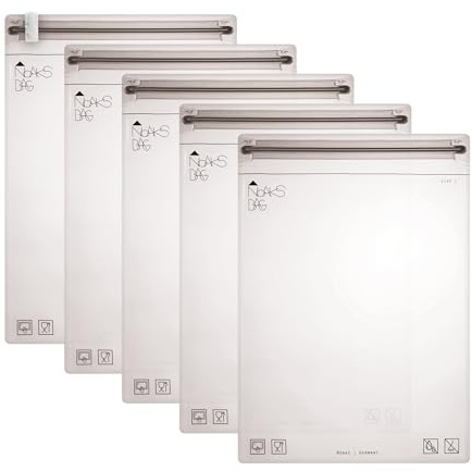 Noaks Bag - Bolsa Seca, Embalaje Protector, Bolsa enstanca, 100% impermeable hasta 10 m, protección contra olores, apropiado para alimentos, L, 5 piezas