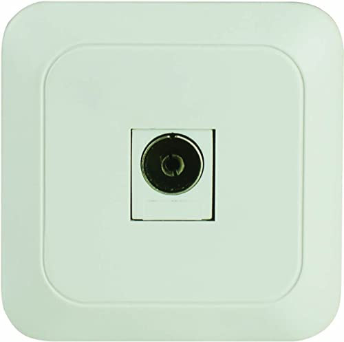 Prise TV en saillie Celesta - Blanc - Dio