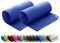 wometo 2er Set Polar Fleecedecke oekoTex 130x160 ca. 400g mit Anti-Pilling und Kettelrand blau dunkelblau