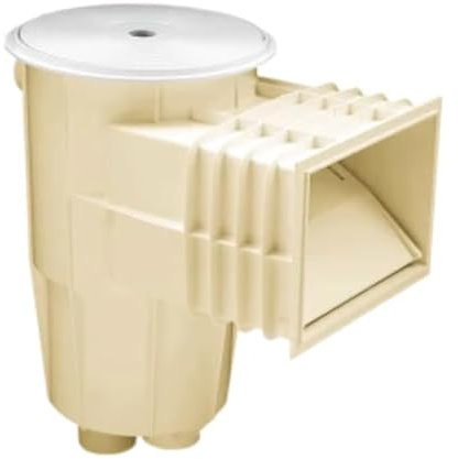 FLUIDRA Skimmers pour piscines de la Marque modèle Skimmer 15 L Pisc Horm. avec Bouche Standard Couvercle Circulaire Beige