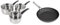 Morphy Richards 970003 Equip 3-Piece Pan Set, Stainless Steel & Ninja ZEROSTICK Cookware 20cm Frying Pan, Long Lasting, Non-Stick Hard Anodised Aluminium