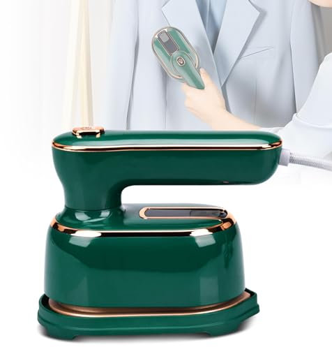 ferro da stiro generatore di vapore, Riscaldamento rapido 20 secondi, sterilizzazione e rimozione del riempimento, vapore denso e potente, Viola