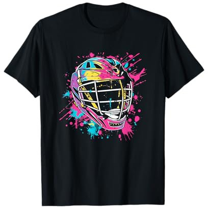 Lacrosse Helm Graffiti Lacrosseschläger T-Shirt