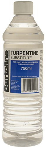 Bartoline Turpentine Substitute 750ml Multi-Purpose Solvent for Paint Brushes & DIY Cleaning
