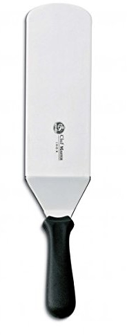 AUSONIA Paletta da cucina lunga spatola da cucina a scalino per pasticcio con lama lunga da Cm 26x7,5. Ideale anche per grigliate e barbecue
