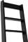 Raumsparende Dachbodentreppe, Raumspartreppe, Buchenholz, Schwarz lackiert, 09 Schritten, Höhe 205cm, Hilberts, Handgefertigt in Holland