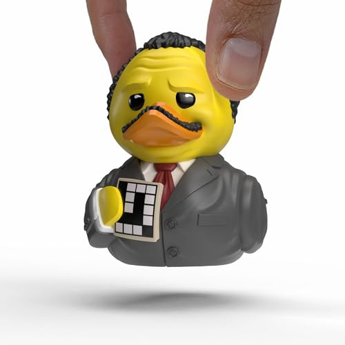 TUBBZ: The Office - Stanley Hudson Mini Rubber Duck Collectable Toy 5 cm | Official The Office Merchandise – Mini Vinyl Figure with Bathtub Display, Sitcom Character, Fan Decor & Novelty Duck Gift