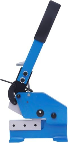 Cesoia manuale a leva per il taglio di piastre in acciaio dolce, spazio lama regolabile per spessore da 6 mm a 11 mm, strumento per la lavorazione dei metalli e l'officina