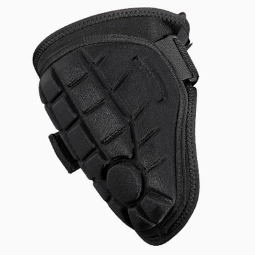 boxoon Codera de béisbol con acolchado de EVA, codo de bateo para jóvenes y adultos, correas ajustables, 19,5 x 20 cm, equipo de protección ligero