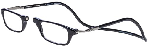 Clic Unisex - Adult's Long Adjustable Front Connect Ready Reader, Black Long, 2.50 Strength