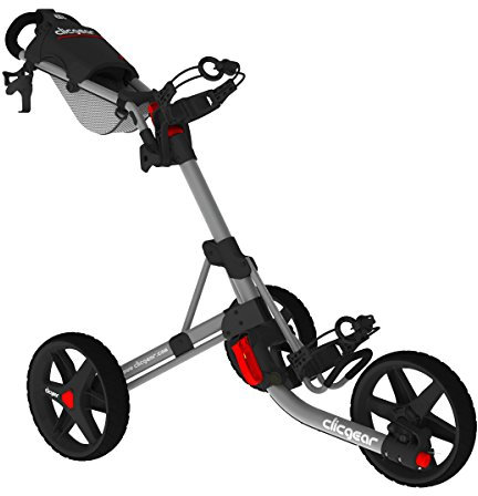 Clicgear 3.5+ Carrello da Golf da Spingere, Unisex, CGC354-GREY, Grey/Black, Taglia Unica