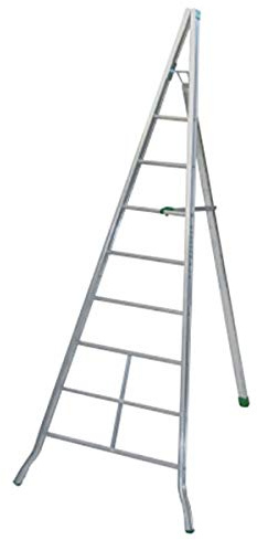 Scala agricola in alluminio trepiedi