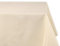 BEAUTEX fleckenabweisende und bügelfreie Tischdecke - Tischtuch mit Lotuseffekt - Tischwäsche in Leinenoptik, Eckig 130x160 cm, Creme