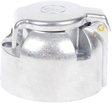 OROK - Fiche Femelle pour remorques, Socle remorque 7 Broches - 1 pièce - Métal - Prise à Installer sur Le véhicule - Convient à Tous Types de véhicules - Accessoires universels pour remorque