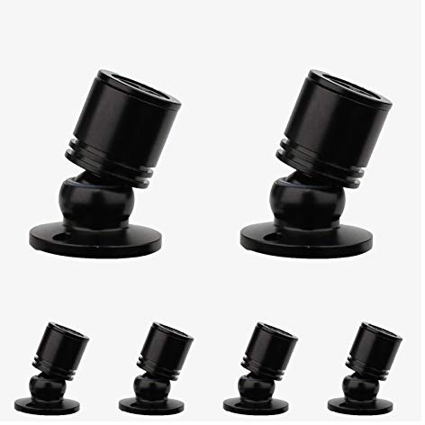 BDSHL Faretto da Banco a LED da 6 Pezzi 1w Montato in Superficie Rotondo 90lm Luce per Gioielli Luce Inferiore per Armadietto Piccolo Faretto per Vetrina Faretto per Vino Luce per Armadietto