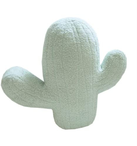 NatureMan Cuscino decorativo a forma di cactus da 40,6 cm, con piante grasse, cuscino decorativo per ufficio, divano e letto
