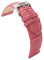 diloy Sportliches gepolstertes Uhrenarmband Rindsleder Krokoprägung quadratisch – Größen 14mm 16mm 18mm 20mm 22mm 24mm 26mm 28mm 30mm – Elegant und widerstandsfähig 368 Hell-Pink 28mm