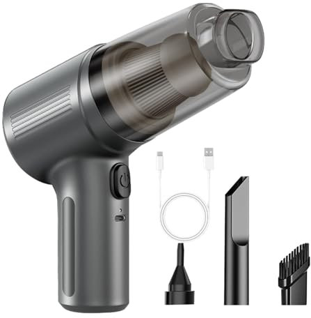 Aspirador de Coche de Alta Potencia, Aspirador para Coche | Potente aspiradora de mano inalámbrica Aspiradora de mano inalámbrica - Aspirador de mano pequeño para coche, aspirador de vehículo para el