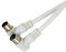 Zarivy Cable de conexión coaxial RG59, longitud 1.5m, color negro, ideal para transmisión de señales de video y audio.