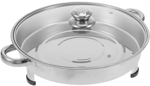 BEBEMOKO Plato Buffet Inoxidable Para Alimentos Grilled Tapa Para y Catering Restaurantes y