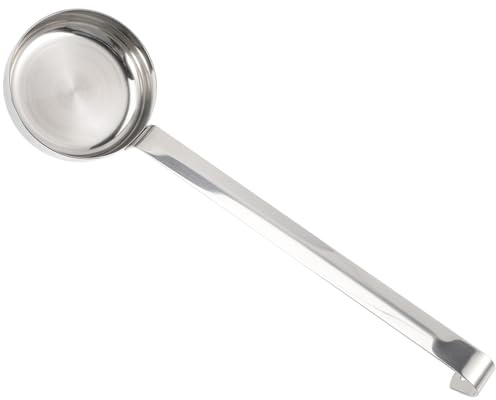 Abaodam Cucchiaio per Salsa Pizza in Acciaio Inox Paletta Piatta, Mestolo Dosatore per Spalmare e Servire Sughi in Ristoranti e Casa