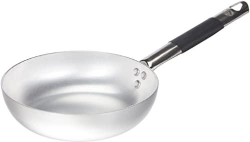 Pentole Agnelli ALMC111BC20 Bratpfanne, hoch Saltare mit Griff Cool, Silber, 20 cm, 1 Stück