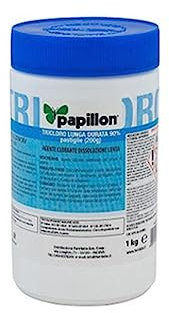Tricloro in pastiglie da 200 grammi al 90% a lenta dissoluzione Papillon 1 Kg