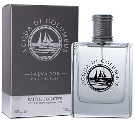 Diamond ACQUA DI COLUMBUS | Salvador Eau de Toilette - Profumo Uomo Acqua di Colombus, Note Agrumate e Speziate, Made in Italy, 100 ml