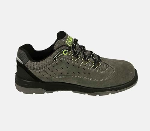 BETA 7317NA 43 - Scarpe in Pelle Scamosciata Traforata con Supporto di stabilità al Tallone