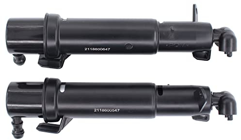 Doo Engy Scheinwerferreinigung Waschwasserdüse Frontscheinwerfer Spritzdüse Wasserdüse Waschdüse Scheibenwaschdüse Teleskopdüse vorne links und rechts für E-Klasse W211 S211