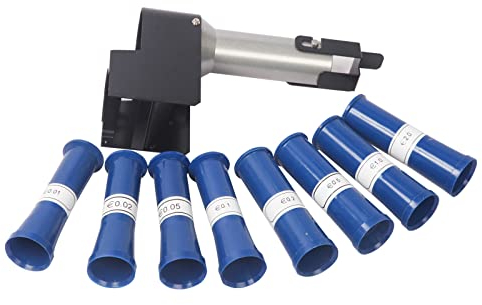 Ribao Münzrohr-Anschluss, 8 Münzrohre und Münzbeutel Set für Münzzähler und Auswahlmaschinen CS-10S/HCS-3300/HCS-3500AH