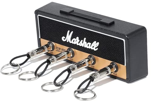 DIWAISI Marshall Key Holder JCM800 Keychain Wall Mounted Storage Key Hooks Guitar Amp Key Hooks for Musician Lovers1, Black