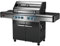 Sorrento 4 Brenner Grill - Gusseisen Roste mit Rost-in-Rost System | #304 Edelstahl | Schnelles Anbraten von Steaks | Einfache Reinigung ohne Fingerabdrücke