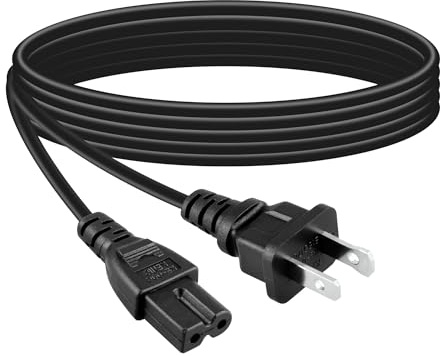 CJP-Geek UL Listed 6ft Long AC/DC Power Cord Compatible with AIWA CSD-A110 CD AM/FM Radio Cassette