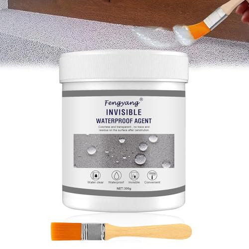 Fengyang® Hidrófugo Transparente, Impermeabilizante Transparente, Pegamento Impermeable, Revestimiento Impermeable, Sellador Fugas Agua, Sellador Impermeable Transparente(white, 300ml)