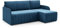 LIKMA Türkis Ecksofa Otto Slim 208x145 cm mit Schlaffunktion (200x140 cm) Eckcouch mit Bettkasten Wohnlandschaft mit Bettkasten Bettsofa mit Stauraum Polstermöbel Sofa 3 Sitzer