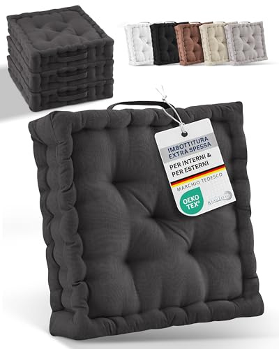 Beautissu Bodenkissen Sitzkissen mit Tragegriff Indoor & Outdoor