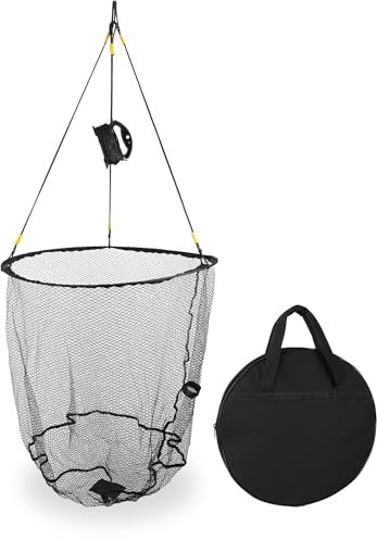 Storfisk fishing & more Retino pieghevole gommato (diametro 65 cm) con corda da 11 m