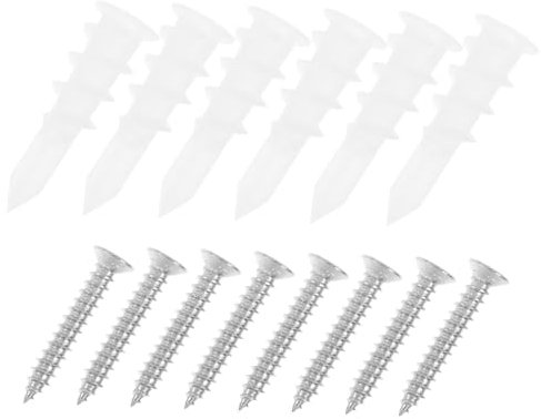 VILLCASE Kit Tornillos y Anclajes Pared Anclajes Paneles Tornillos Autorroscantes