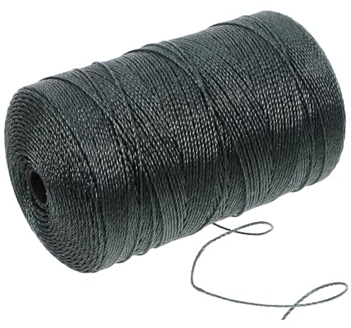 ULTECHNOVO Hilo de Pesca Trenzado de Nailon de 18 Hebras para Reparación y Amarre de Redes, Cuerda Multiusos para Pesca en Agua Dulce y Salada