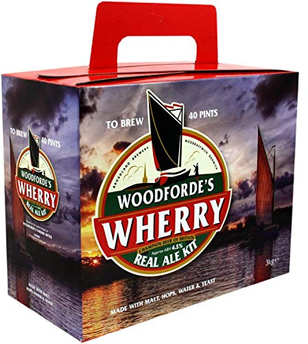 WOODFORDES WHERRY REAL ALE KIT QUALITY BEER HOME BREW BEER MAKING REFILL KIT