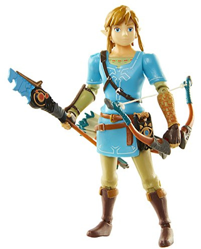 World of Nintendo The Legend of Zelda: Breath of The Wild Link 4 Inch Action Figure