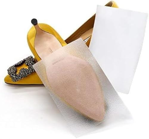 Bettli Women's Sole Sticker - Crystal Clear Self-Stick Pads Sole Protector Shoe Bottoms Slip Resistant Shoe Sole Cover Protector for Heels (2 Pcs)
