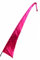 Pink Pineapple Drapeau Festival Coloré Soie de Parachute : Drapeau Fête Plage 5 Mètres de Tissu Imprimable - Aucun Mât Inclus - Nombreuses Couleurs Disponibles - Fuchsia