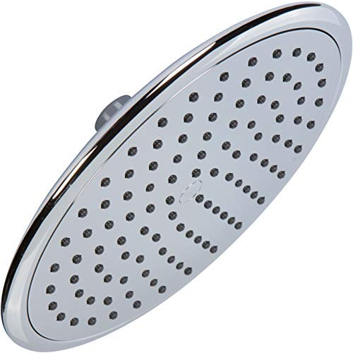 Waterfall Showerhead - 9 Inch Large Overhead Rain Shower Head - High Flow Best with Extension Arm - Chrome