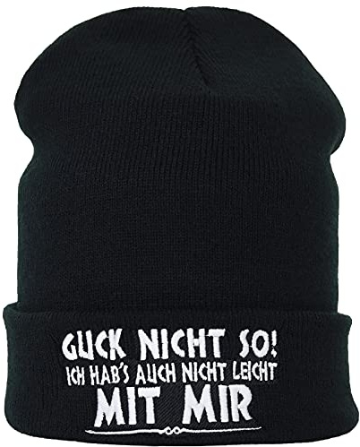 Stickad mössa: Gunga inte så – inte lätt med MIR – rolig slogan Biker motorcykel tung metall vintermössa/yllemössa/unisex män kvinnor huva/sjömansmössa/rullmössa arbetsmössa lång beanie-mössa