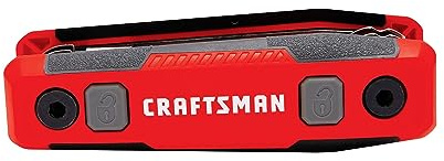 CRAFTSMAN Hex Key Set, MM, Folding Locking 8 Piece (CMHT26024)