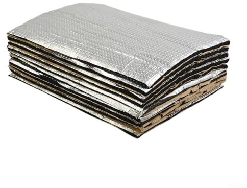 Tappetino in butile fonoassorbente per auto, riduce i rumori e le vibrazioni, migliora l'audio dell'auto, tappetino adesivo per auto, bagagliaio, porta, pavimento e soffitto