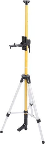 Laser-Nivellierstativ, Aluminiumlegierung, Laser, Teleskopstange, Laser-Unterstützung, Montagestange mit 1/4-20-Gewindehalterung für Dreh- und Liniennivellierer